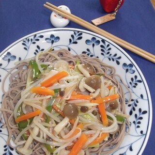 ノンオイル★冷や熱★あんかけ蕎麦